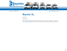 Tablet Screenshot of bayolac.com